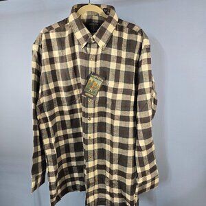 NWT Vintage 1990’s Salmon River Traders 100% Cotton Button Up Size 1X (Q-1)